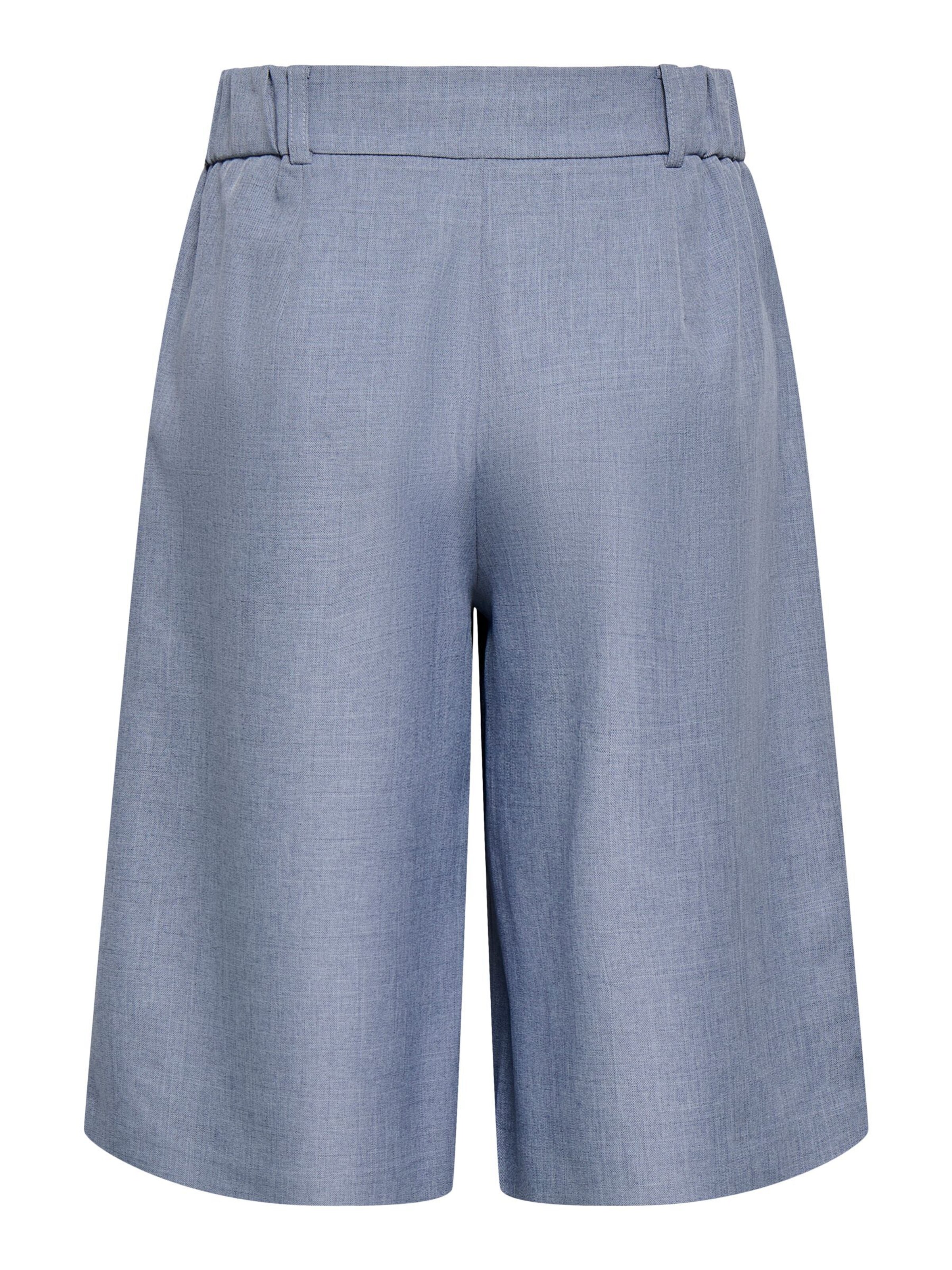 ONLY Wide Leg Bukser med lægfolder 'ONLLinda' i blå