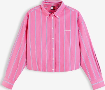 Tommy Jeans Blúzka - Ružová: predná strana