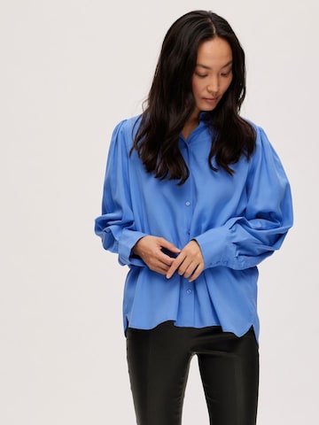 SELECTED FEMME Bluse in Blau