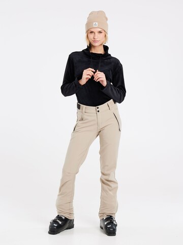 PROTEST Slim fit Workout Pants 'LOLE' in Brown: front