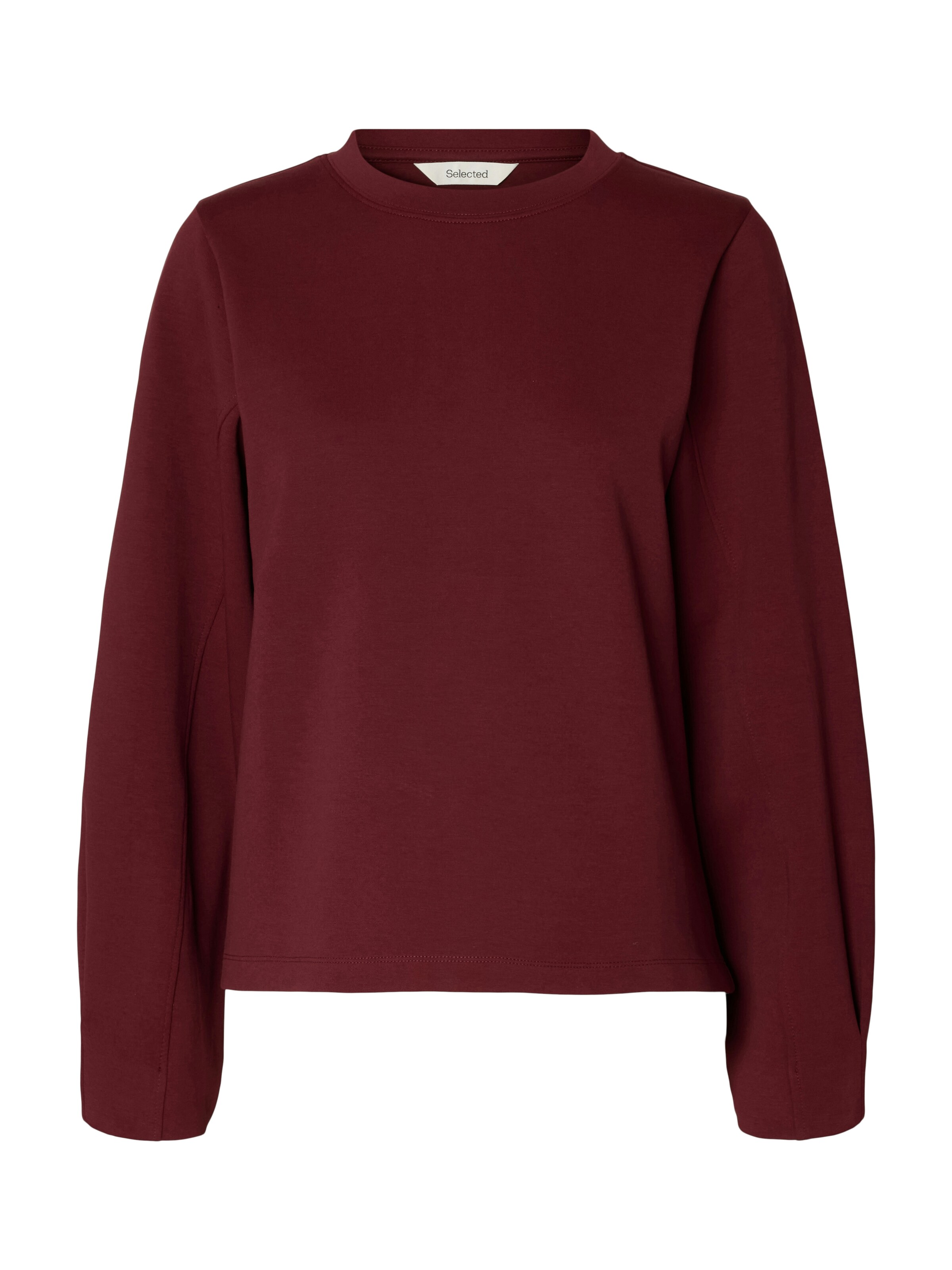 SELECTED Sweatshirt 'SLWLYA' in XS in Wine red, Item view