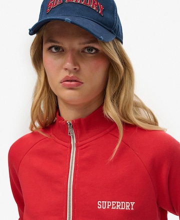 Veste de survêtement 'Athletic Essentials' Superdry & Co en rouge