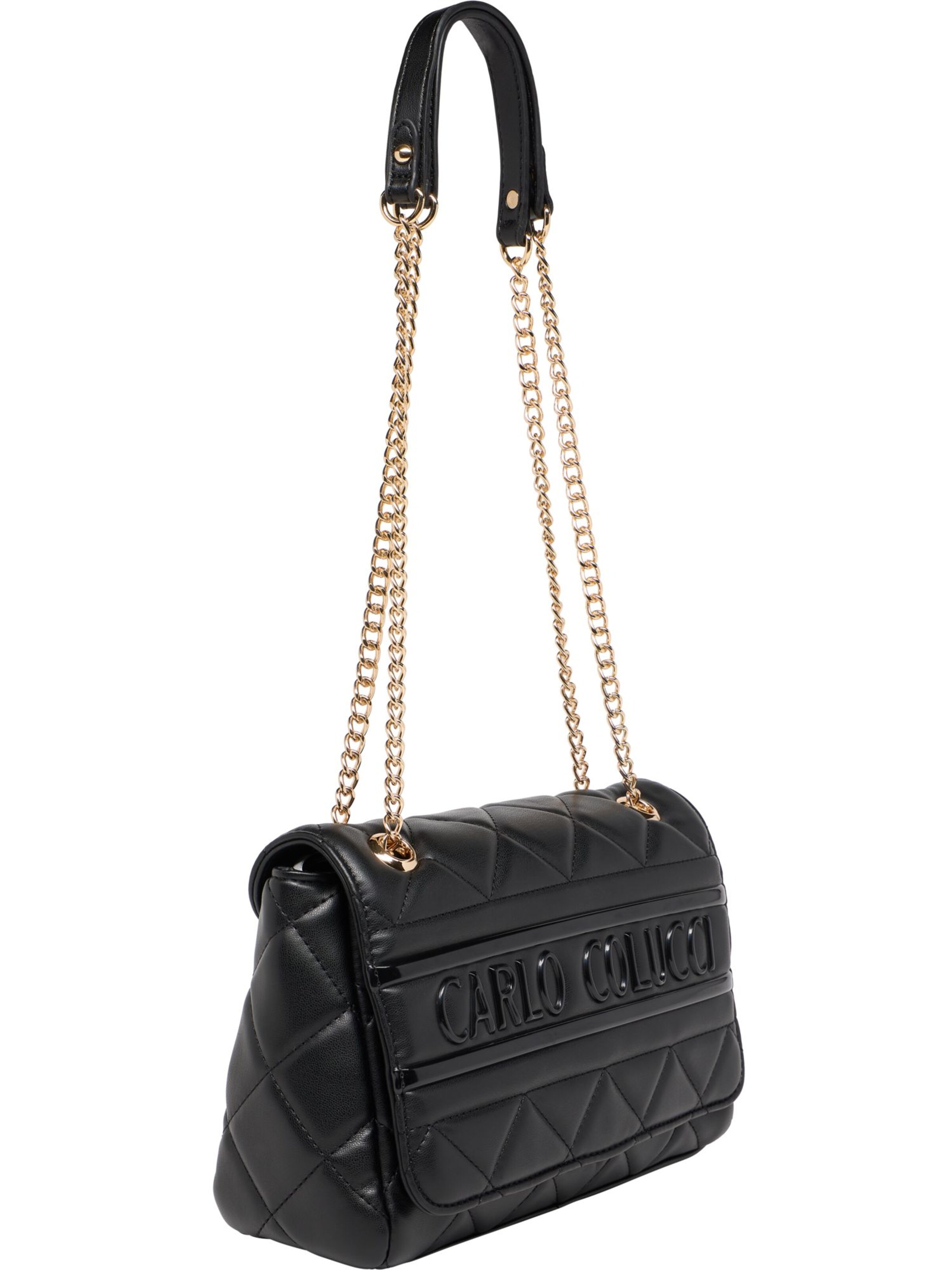 Sac bandoulière 'Fambri' Carlo Colucci en noir