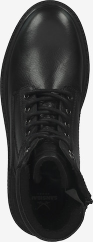 SANSIBAR Lace-Up Boots in Black