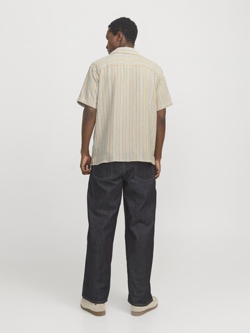 JACK & JONES Comfort fit Overhemd 'JORCoba' in Oranje