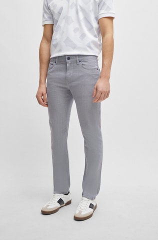 BOSS Slim fit Jeans ' Delaware ' in Grey: front