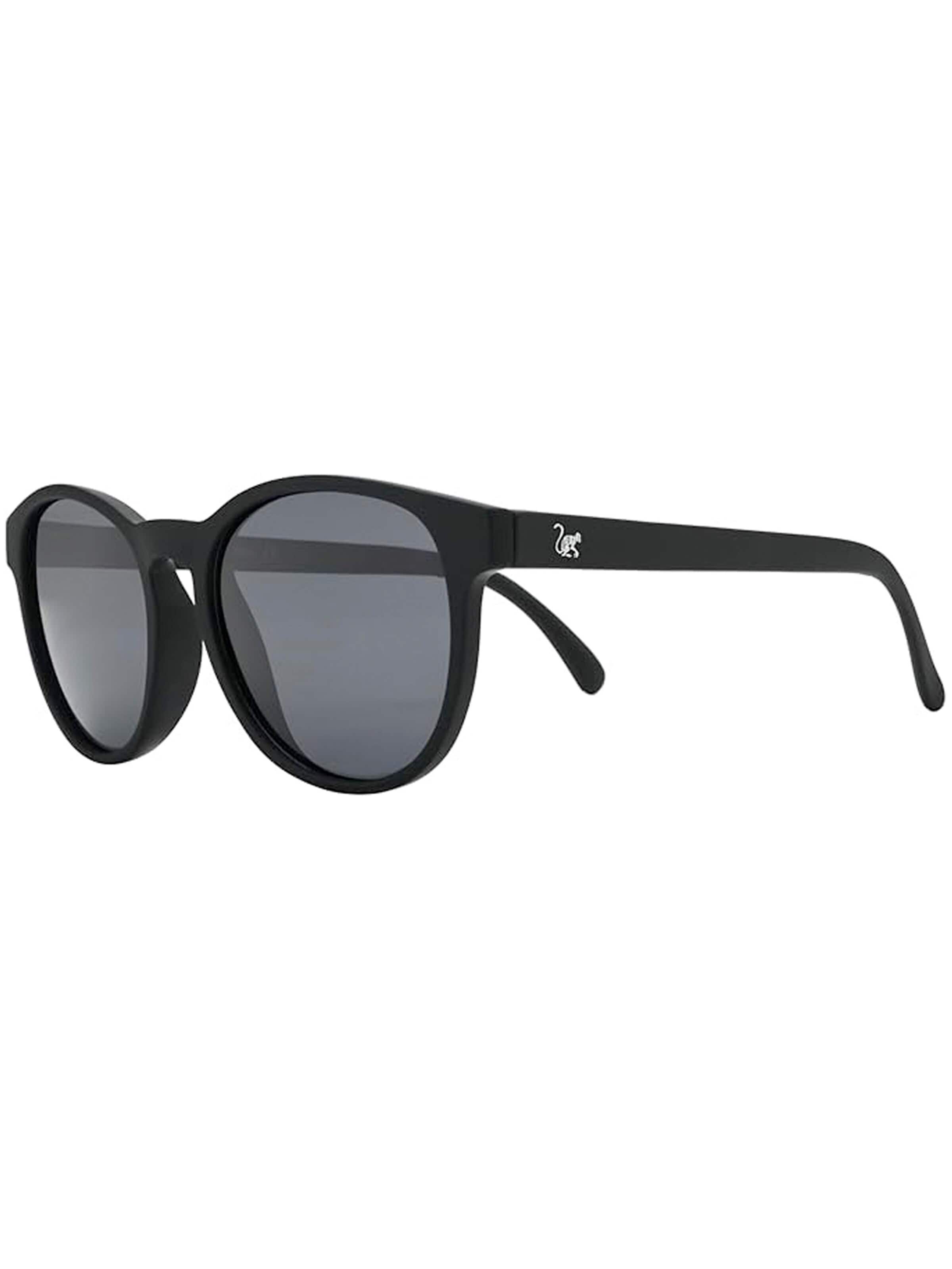 Surf Monkey Sonnenbrille in Schwarz: Vorderseite