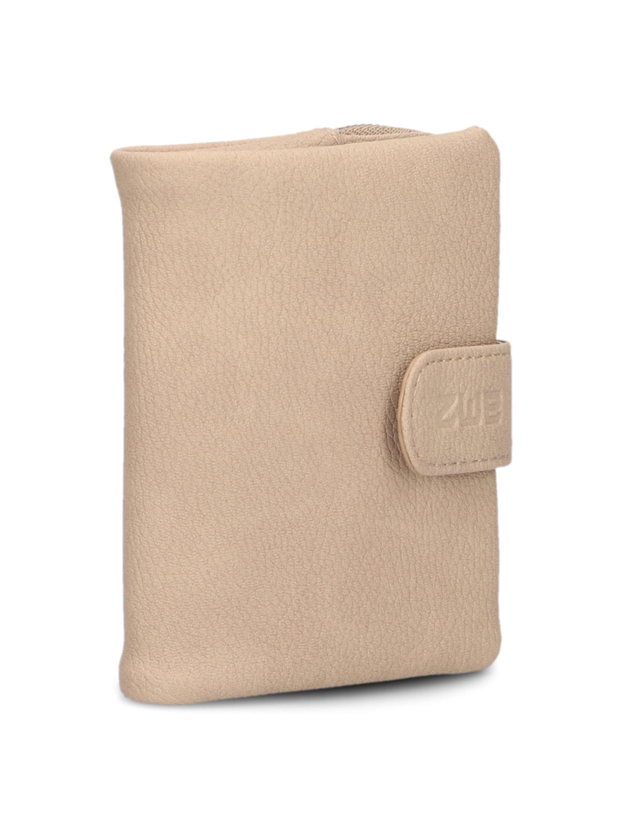 ZWEI Portemonnee 'MADEMOISELLE.M MW5' in Beige: voorkant