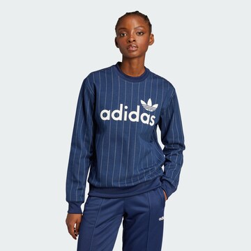 Felpa di ADIDAS ORIGINALS in blu: frontale