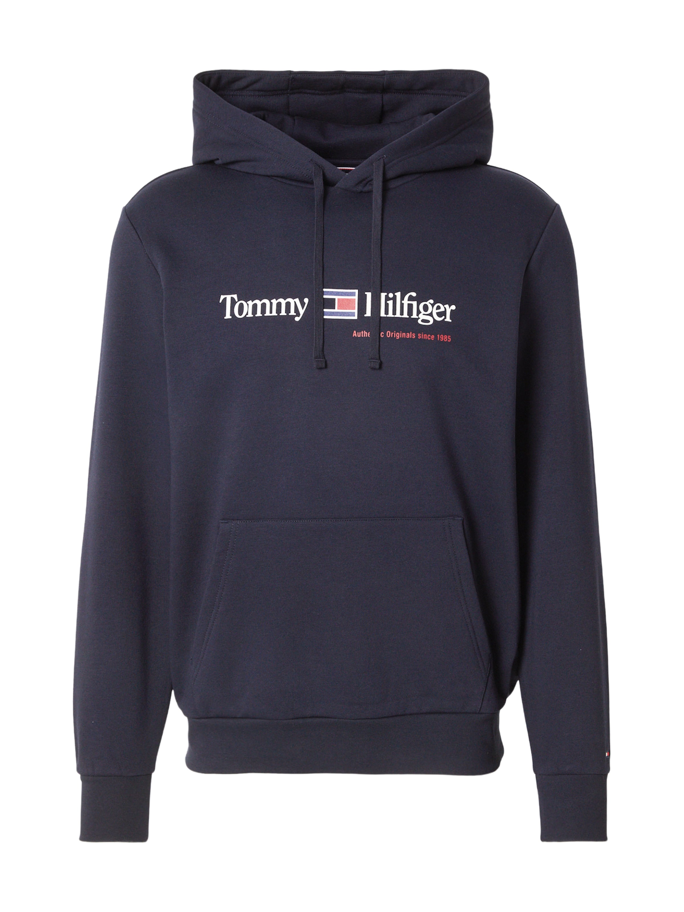 Bluză de molton de la TOMMY HILFIGER pe albastru: față