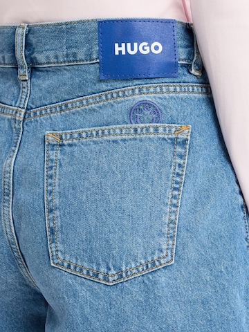 HUGO Regular Shorts ' Gimusa ' in Blau