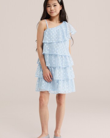 WE Fashion Платье в Синий: спереди