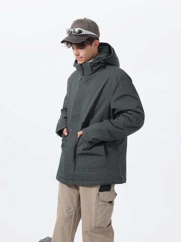 YOUTHUP Winter Jacket 'Kuschel' in Grey