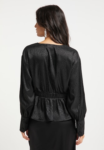 faina Blouse in Zwart