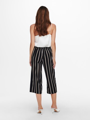 ONLY Wide leg Pleat-Front Pants 'Winner' in Black