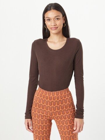 mbym Shirt 'Lilita' in Brown: front