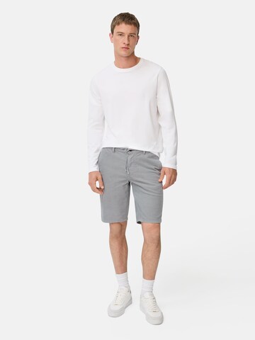 CAMEL ACTIVE Regular Relaxed Fit Shorts aus Baumwoll-Polyester-Mix in Blau: Vorderseite