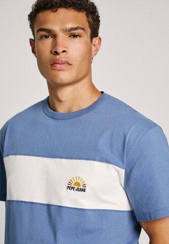 T-Shirt 'AEDUS' Pepe Jeans en bleu