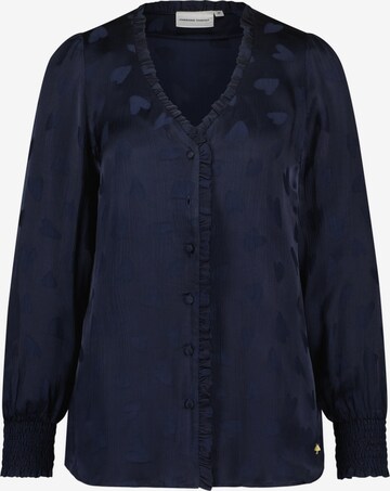 Fabienne Chapot Blouse 'Hazel' in Blauw: voorkant