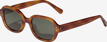 Lunettes de soleil 'NELLA' Pilgrim en marron : devant