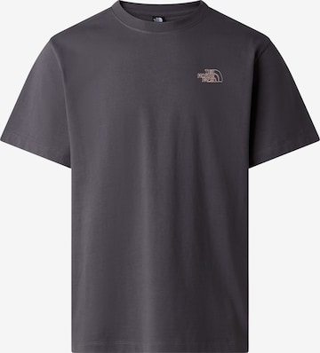 juoda THE NORTH FACE Marškinėliai 'FLOWER SCRIBBLE': priekis