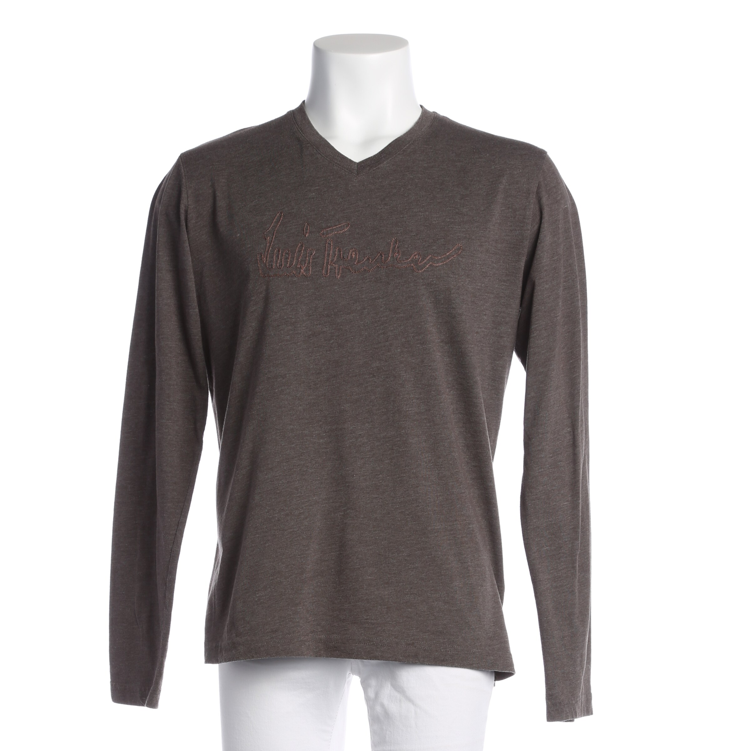 Luis Trenker Button Up Shirt in M in Brown: front