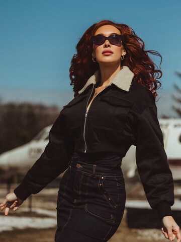 Queen Kerosin Between-Season Jacket in Black