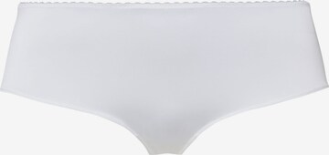 Hanro Boyshorts ' Satin Deluxe ' in White: front