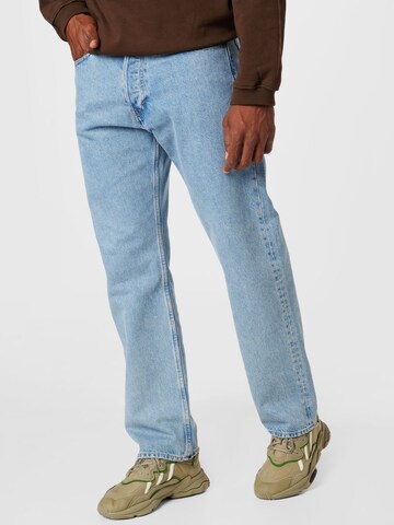 WEEKDAY Loosefit Jeans 'Space Seven' in Blauw: voorkant