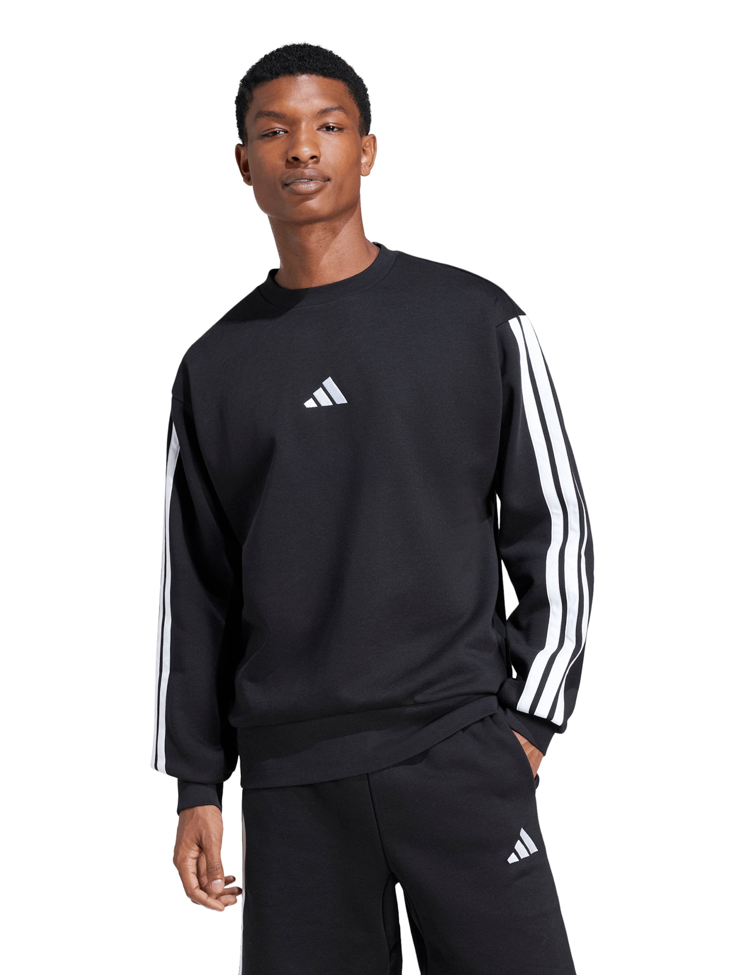 ADIDAS SPORTSWEAR Спортивный свитшот в Черный: спереди