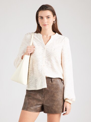 VILA Blouse 'VIFINA' in Beige: voorkant