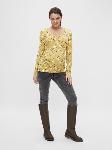 MAMALICIOUS Shirt 'Hilde' in Yellow