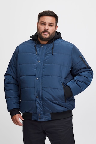 BLEND Winter Jacket in Blue: front