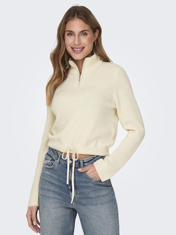 ONLY Pullover 'ONLFia' in Grau