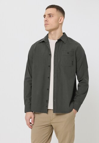 Street One MEN Regular Fit Hemd in Grau: Vorderseite