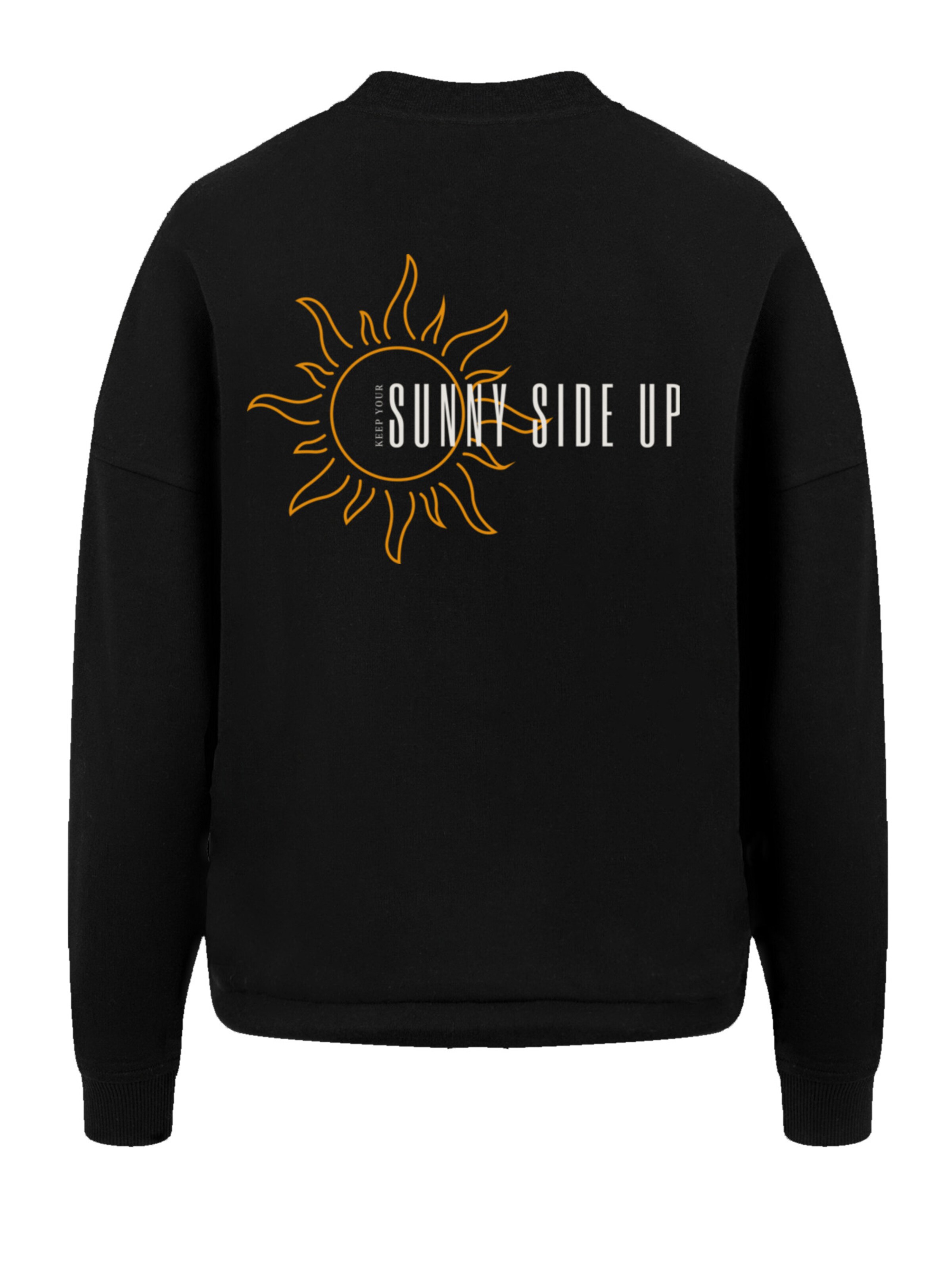 F4NT4STIC Sweatshirt 'Sunny side up' in Schwarz