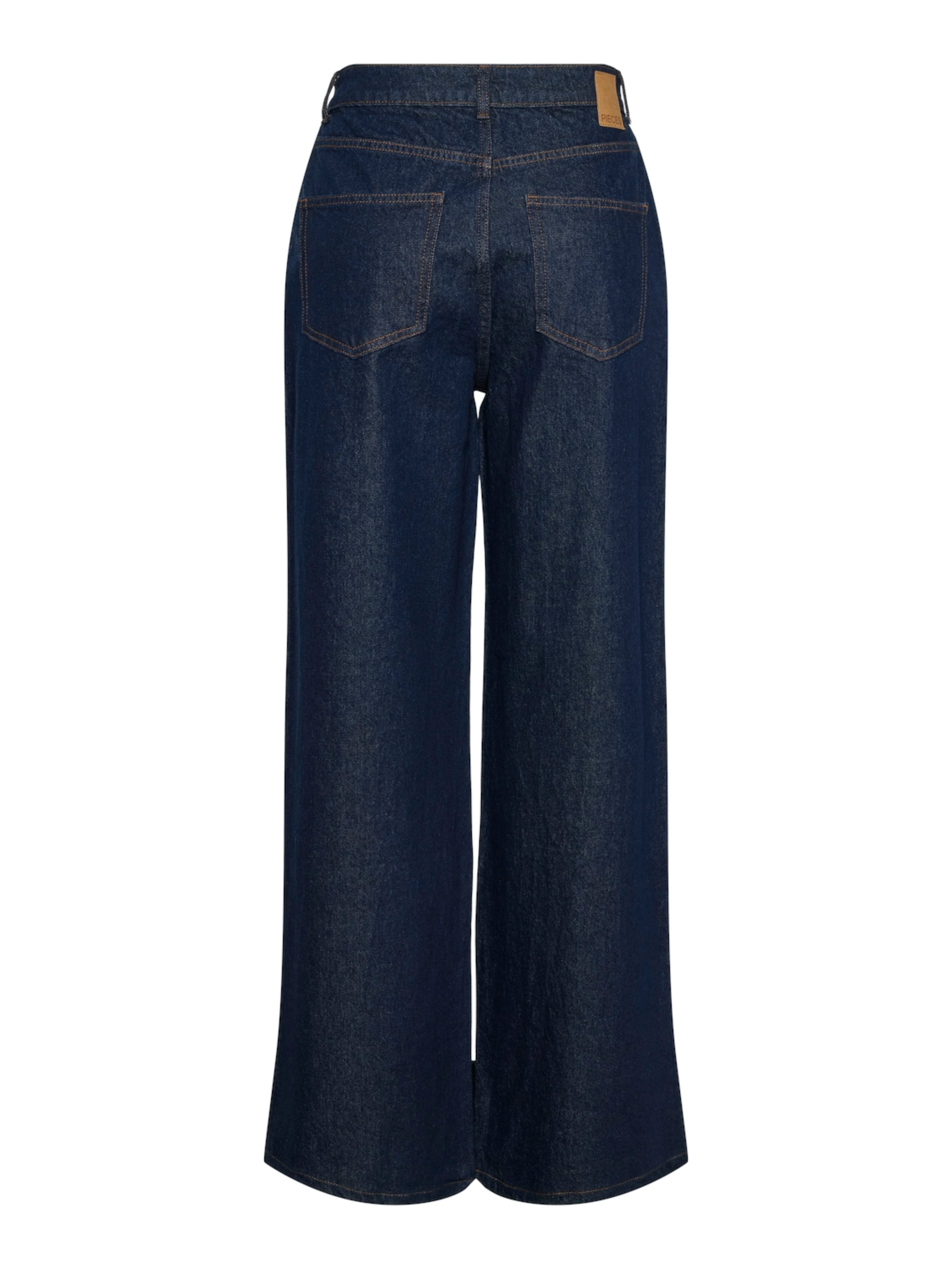 PIECES Široke hlačnice Kavbojke 'Selma' | modra barva