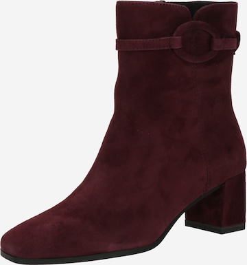 Bottines 'TRACY' CAPRICE en rouge : devant