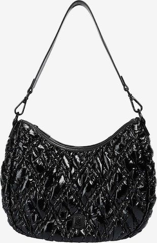 melns Scalpers Rokassomiņa: no priekšpuses