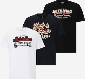 Jack & Jones Plus Paita värissä musta: etupuoli