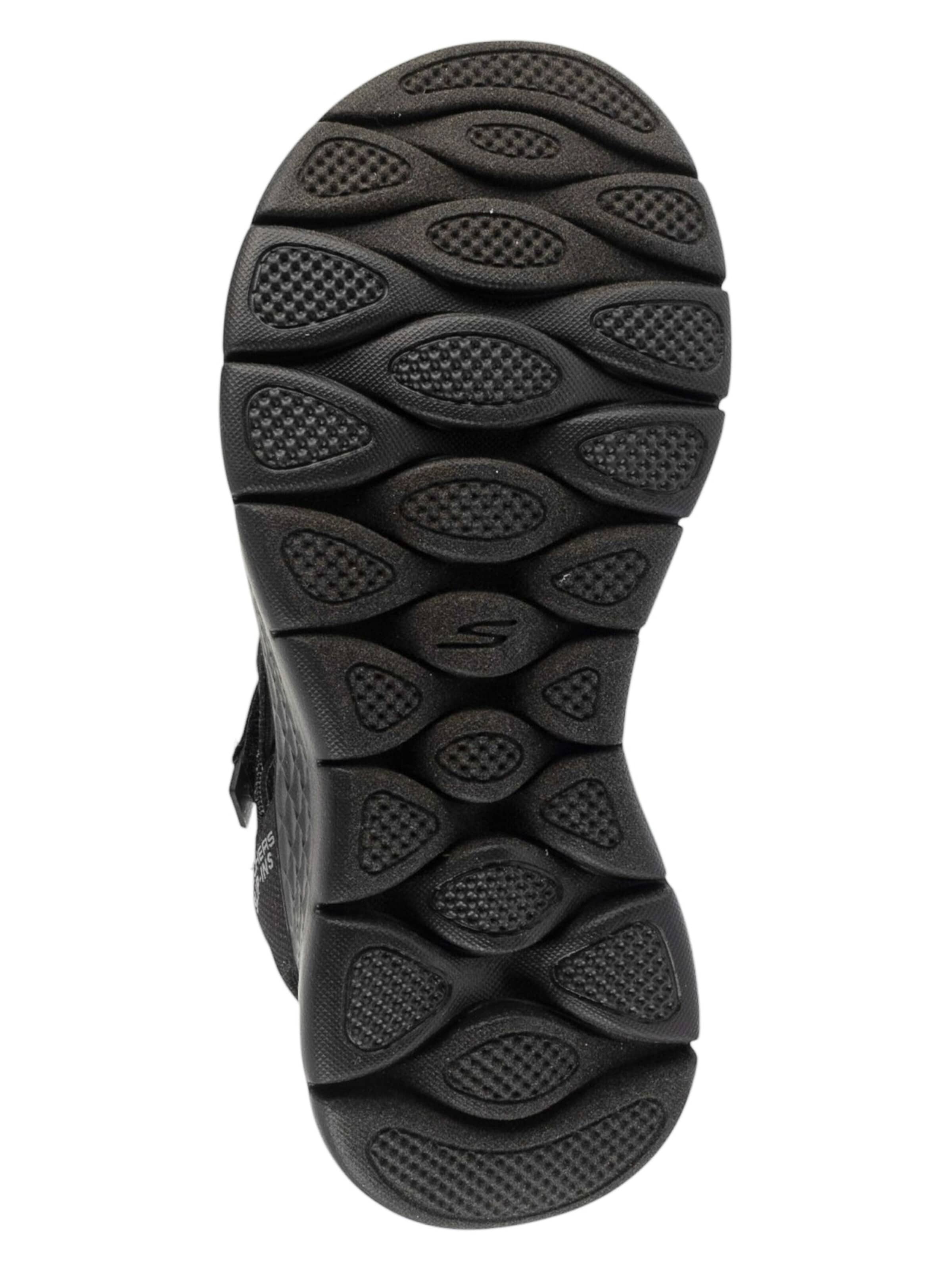SKECHERS Sandaal 'Skechers Slip-Ins: Go Walk Flex Sandal - Illuminate' in Zwart