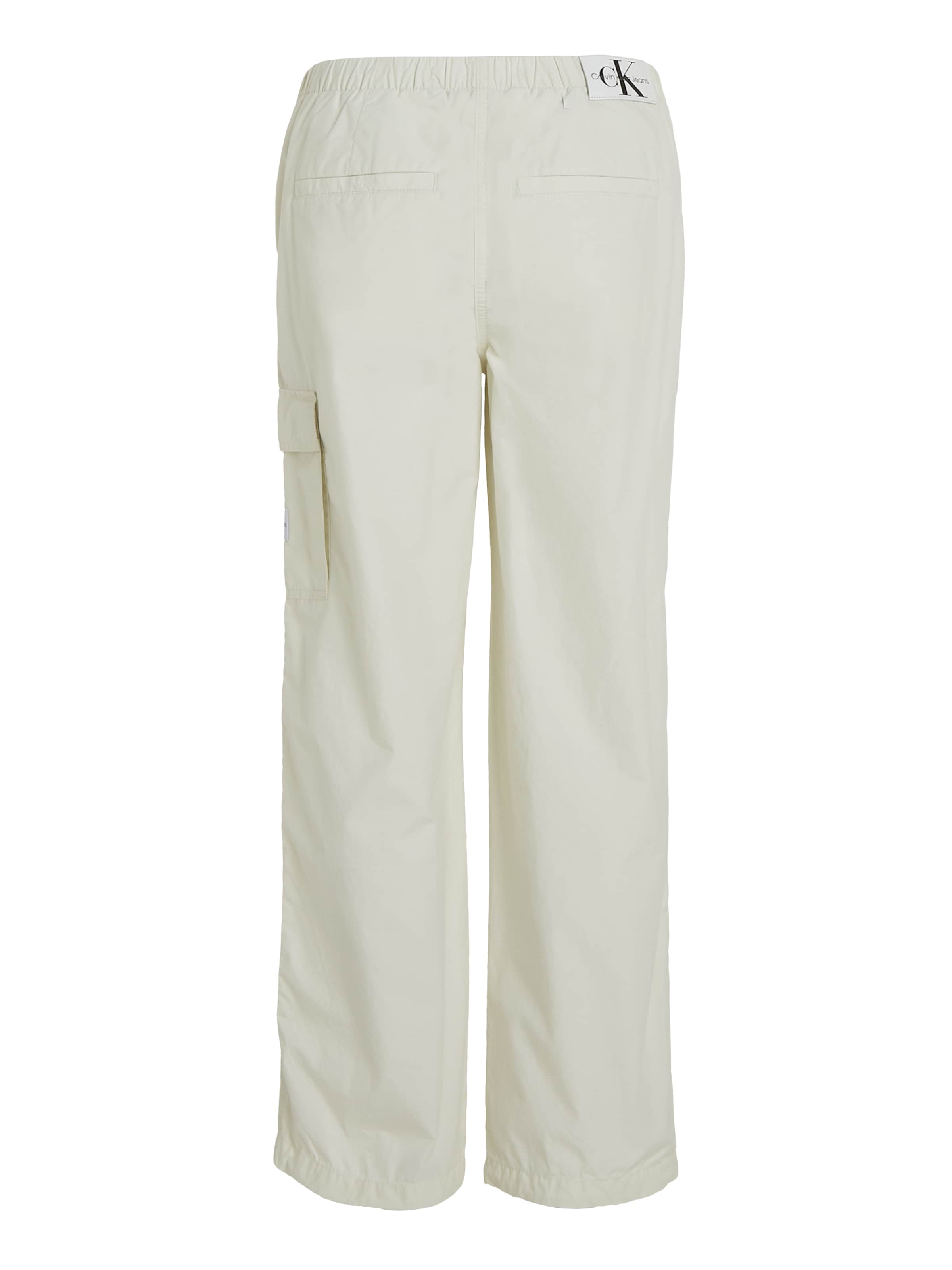 Calvin Klein Jeans Loose fit Cargo Pants in White