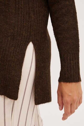 ICHI Sweater 'KAMARA' in Brown