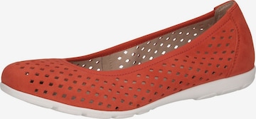 Ballerina di CAPRICE in arancione: frontale