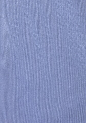 LASCANA Dressing Gown 'Summer Lace' in Blue