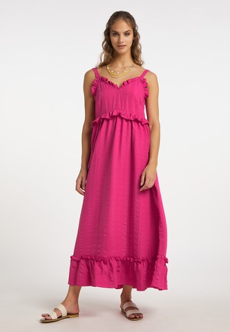 rozā IZIA Vasaras kleita: no priekšpuses
