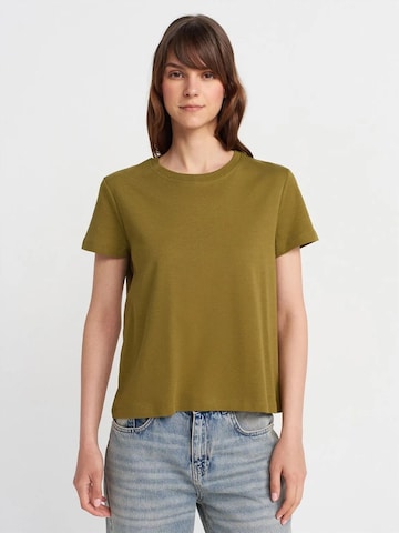 T-shirt Dilvin en vert : devant