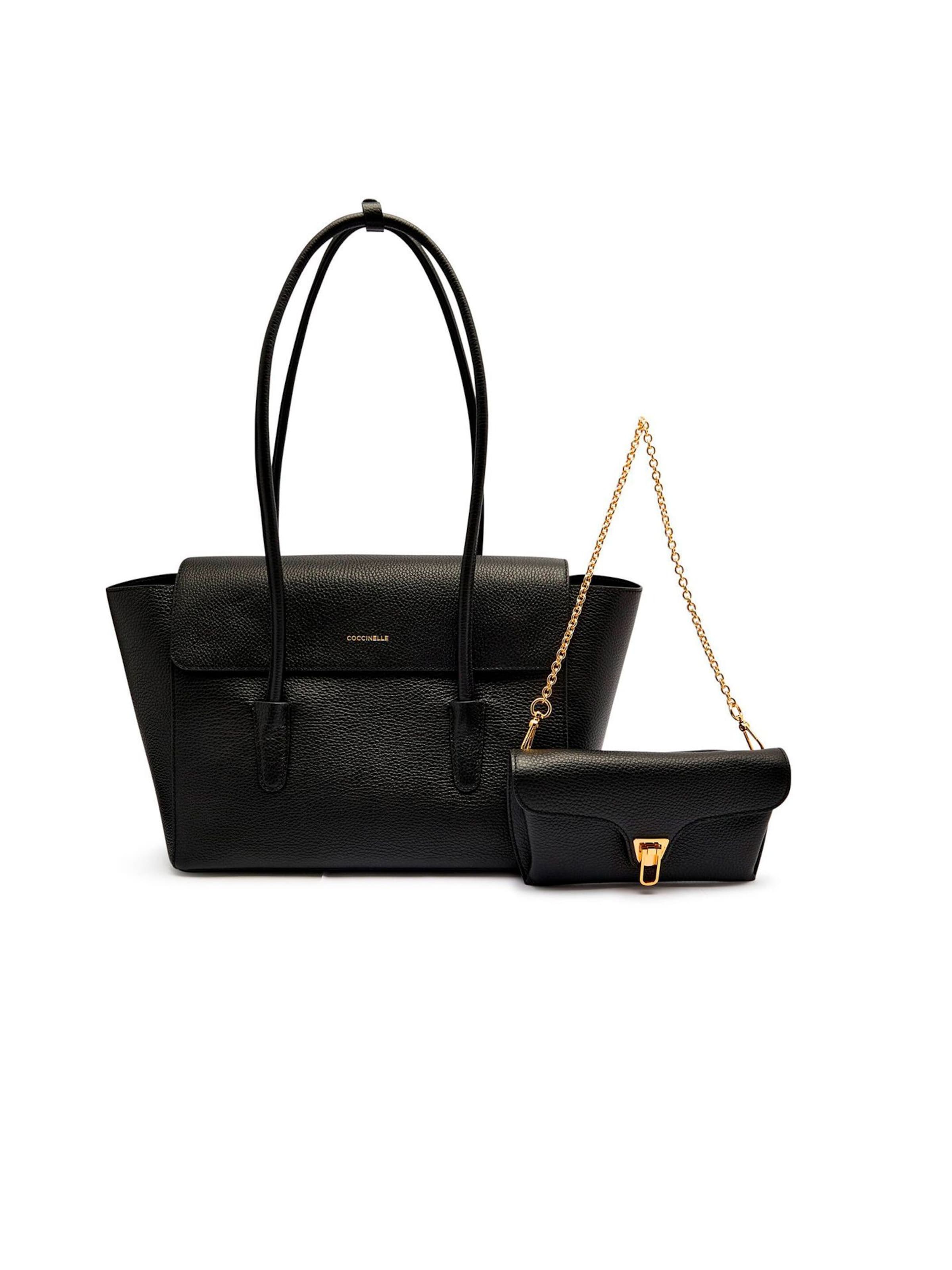 Coccinelle Handbag 'Double Beat' in Black: front