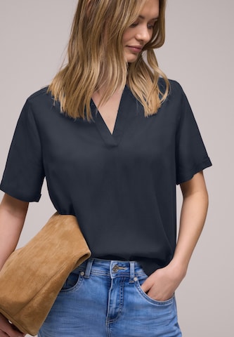 STREET ONE Bluse in Blau