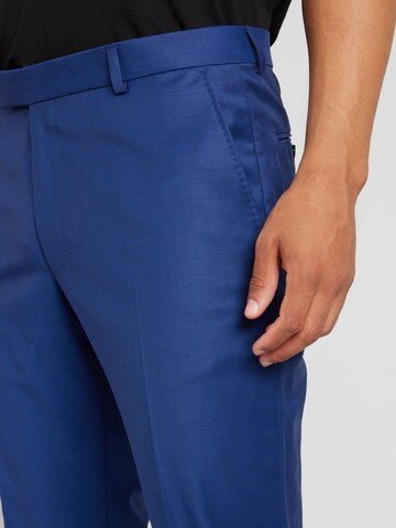 JOOP! Regular Trousers with creases in Blue